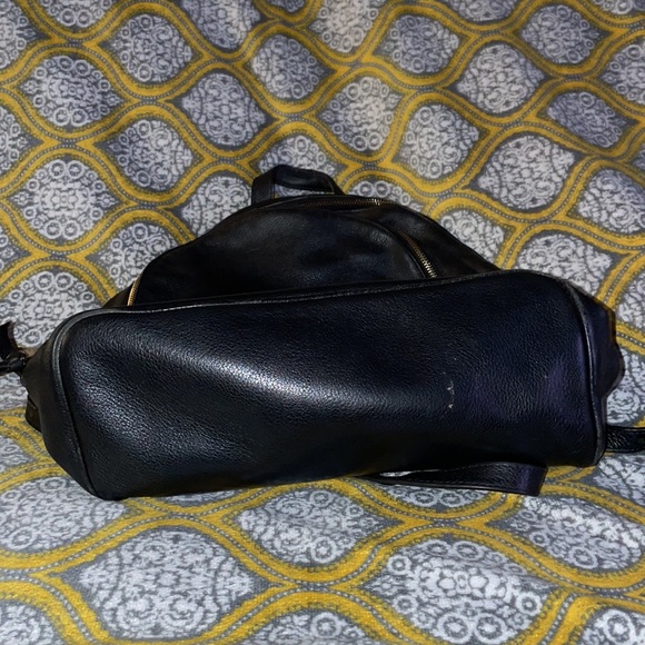 Black leather Micheal Kors backpack